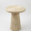Set of 3 Handmade Rattan Tables – Natural Moroccan Design