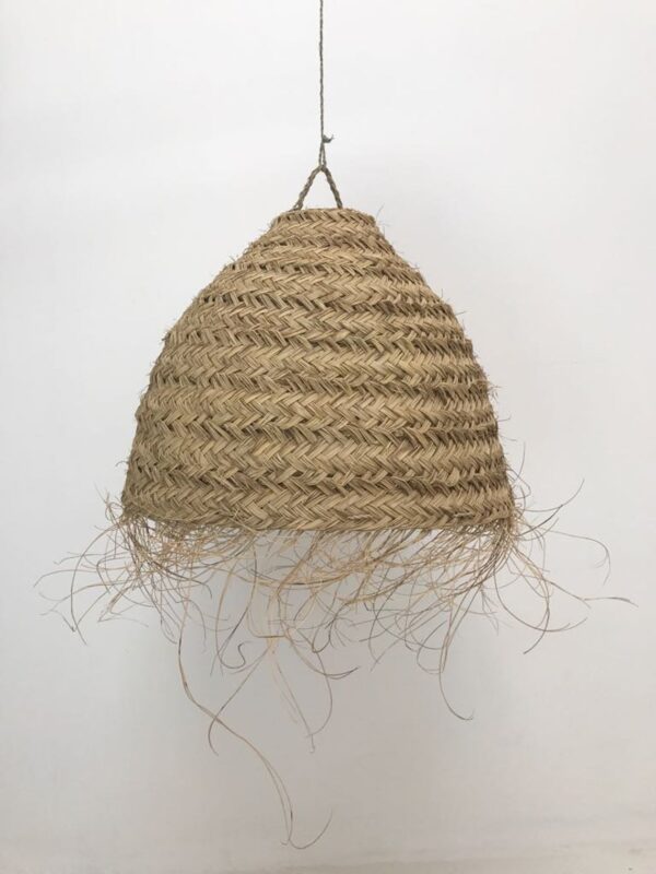 Suspension en fibre d’alfa – Demi-boule