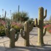 🌵 Décoration cactus en paille tressée à la main – Coopérative Ibdaa Yadi