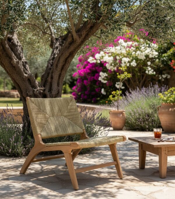 🪑 Chaise en Noyer Massif – Style Mid-Century pour Salle à Manger, Bureau ou Salon